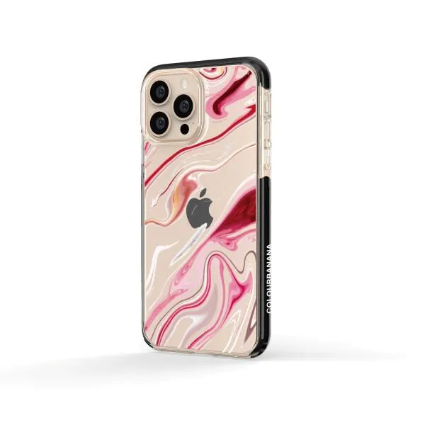 iPhone Case - Pink Liquid Marble