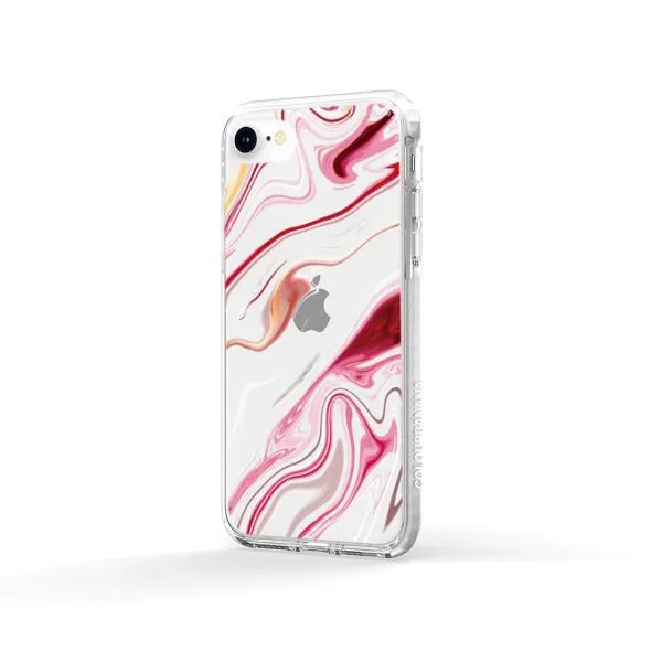 iPhone Case - Pink Liquid Marble