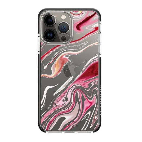 iPhone Case - Pink Liquid Marble