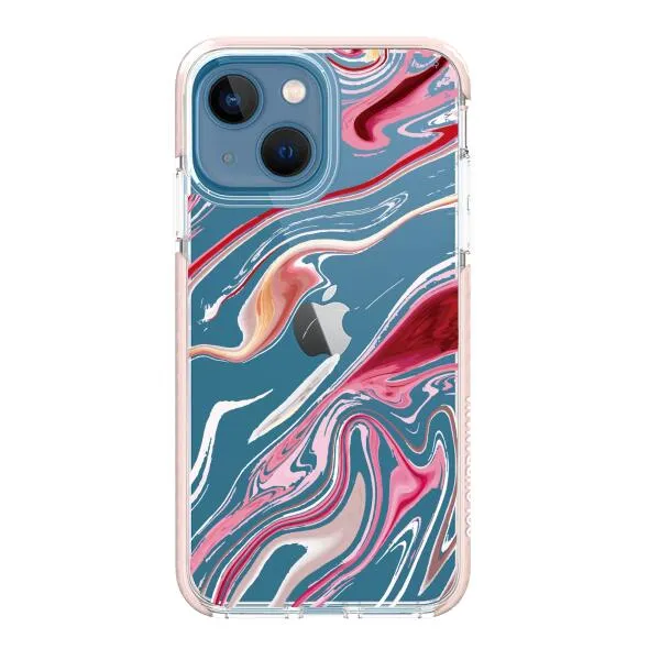 iPhone Case - Pink Liquid Marble