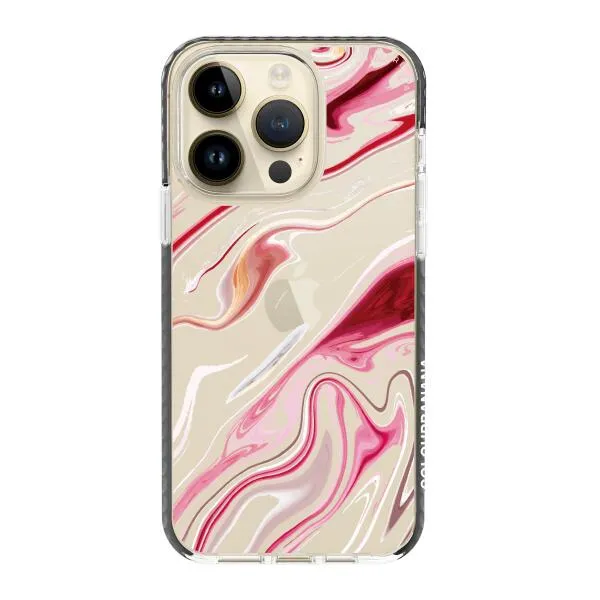 iPhone Case - Pink Liquid Marble