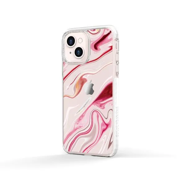 iPhone Case - Pink Liquid Marble