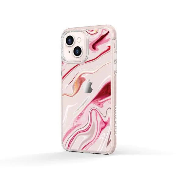 iPhone Case - Pink Liquid Marble