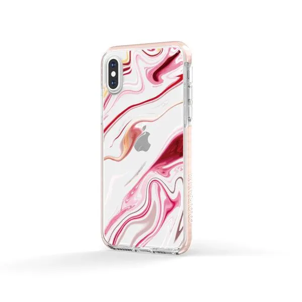 iPhone Case - Pink Liquid Marble