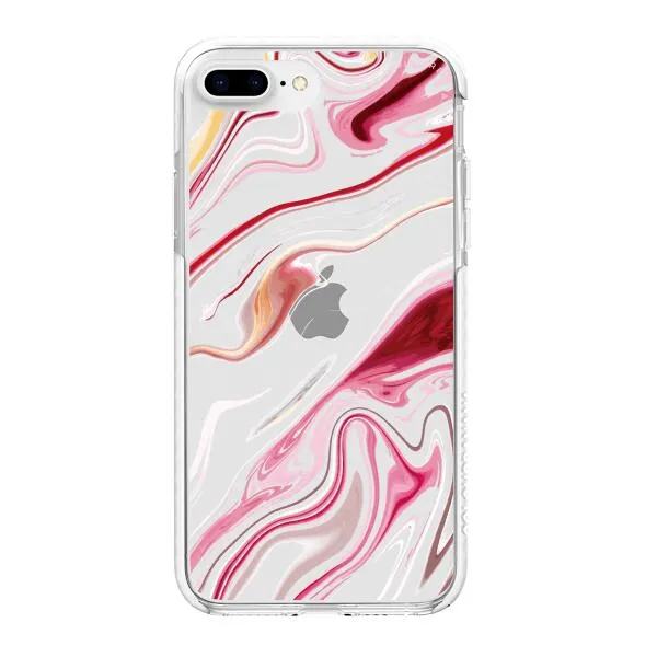 iPhone Case - Pink Liquid Marble