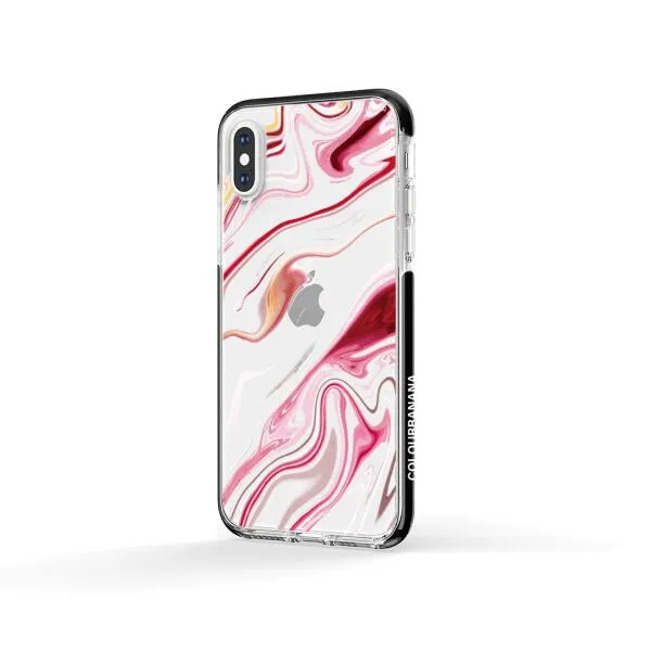 iPhone Case - Pink Liquid Marble