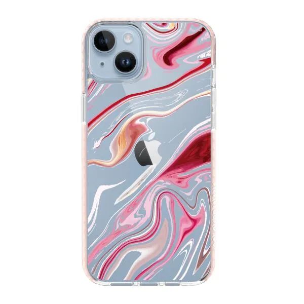 iPhone Case - Pink Liquid Marble