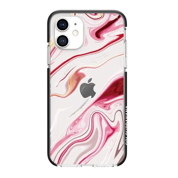 iPhone Case - Pink Liquid Marble