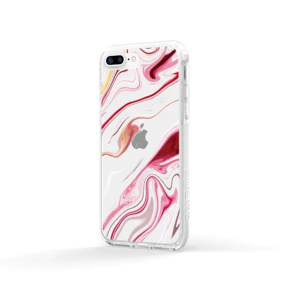 iPhone Case - Pink Liquid Marble