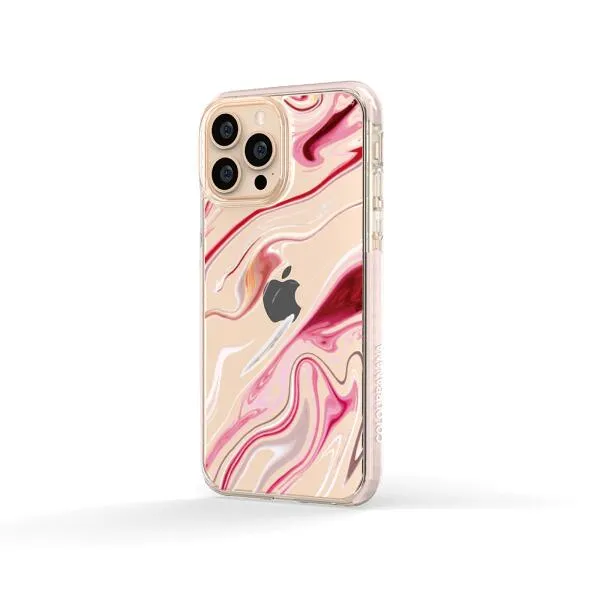iPhone Case - Pink Liquid Marble