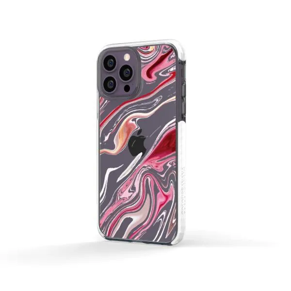 iPhone Case - Pink Liquid Marble