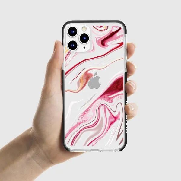 iPhone Case - Pink Liquid Marble