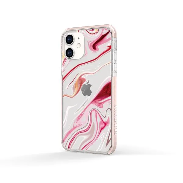 iPhone Case - Pink Liquid Marble