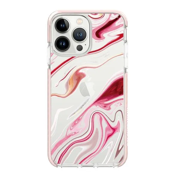 iPhone Case - Pink Liquid Marble