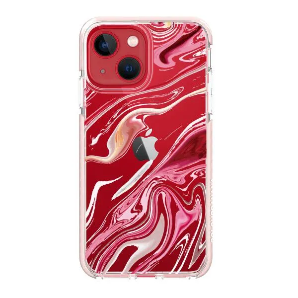 iPhone Case - Pink Liquid Marble
