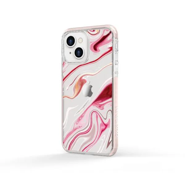 iPhone Case - Pink Liquid Marble