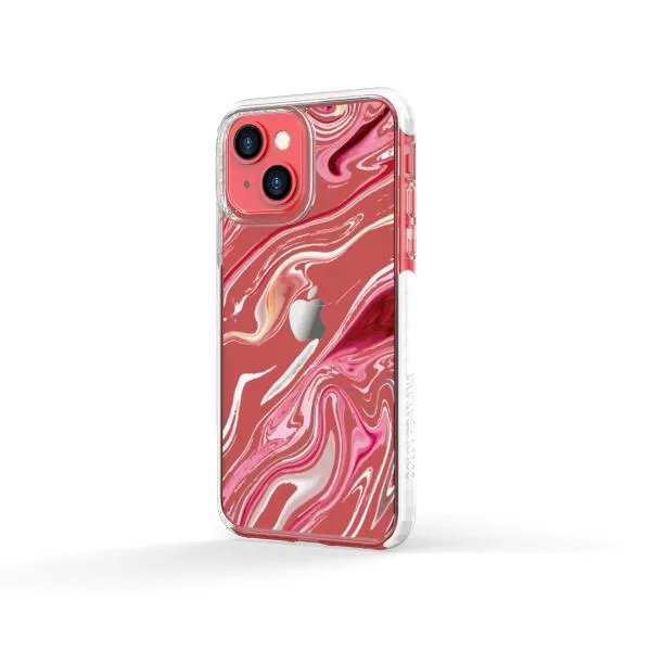 iPhone Case - Pink Liquid Marble