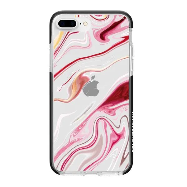 iPhone Case - Pink Liquid Marble