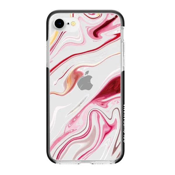 iPhone Case - Pink Liquid Marble