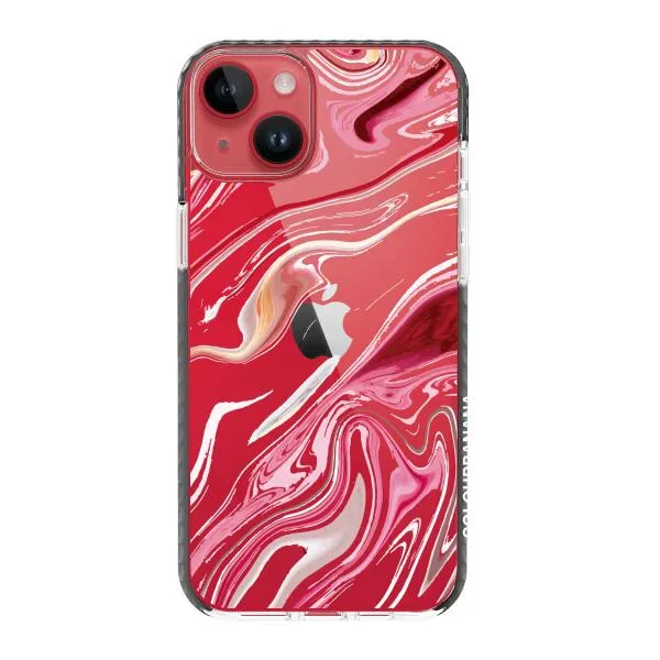iPhone Case - Pink Liquid Marble