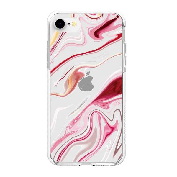 iPhone Case - Pink Liquid Marble