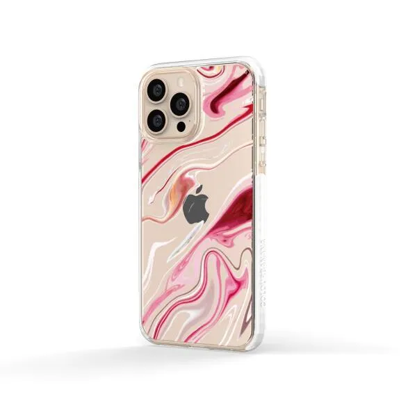 iPhone Case - Pink Liquid Marble
