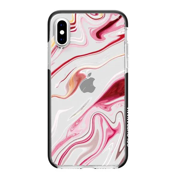 iPhone Case - Pink Liquid Marble