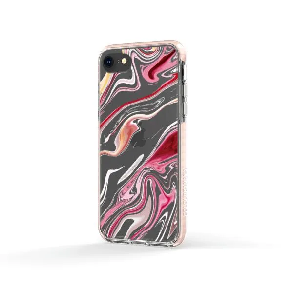 iPhone Case - Pink Liquid Marble
