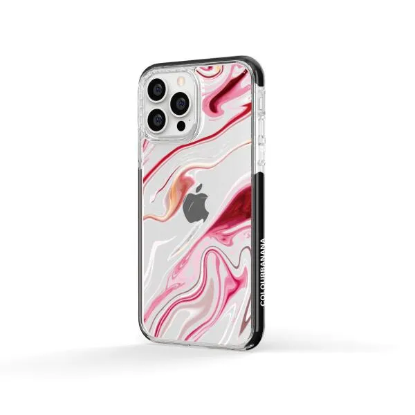 iPhone Case - Pink Liquid Marble