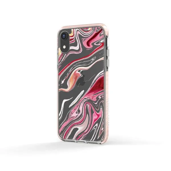 iPhone Case - Pink Liquid Marble