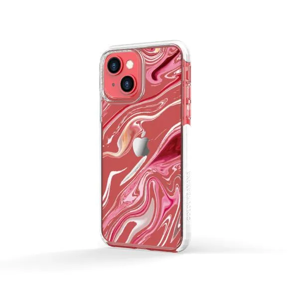iPhone Case - Pink Liquid Marble