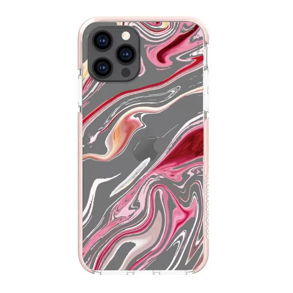 iPhone Case - Pink Liquid Marble