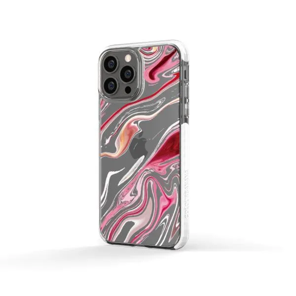iPhone Case - Pink Liquid Marble