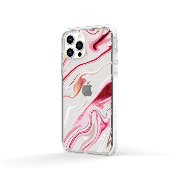 iPhone Case - Pink Liquid Marble