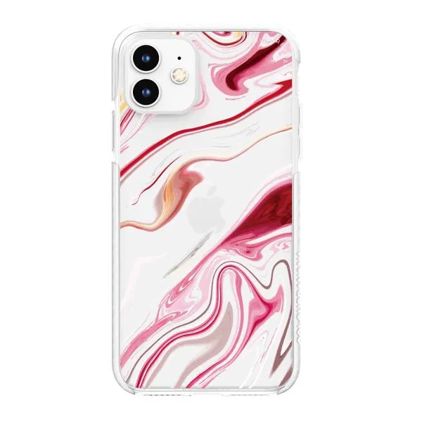 iPhone Case - Pink Liquid Marble