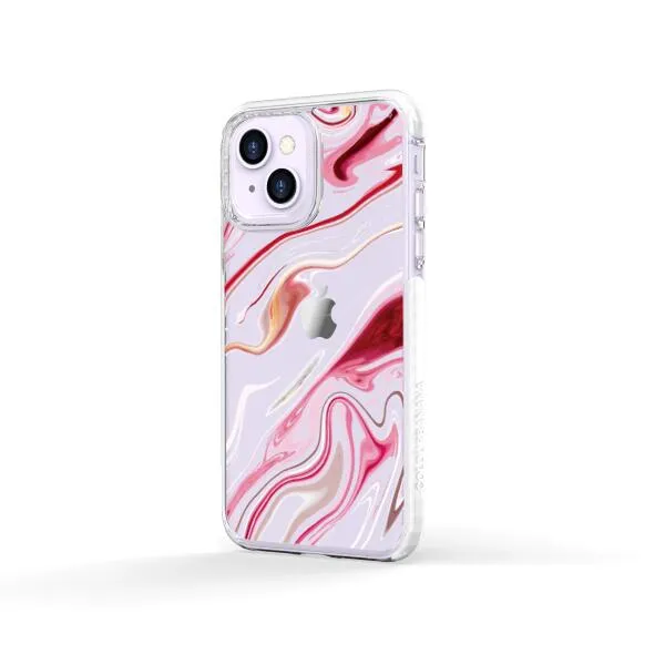 iPhone Case - Pink Liquid Marble