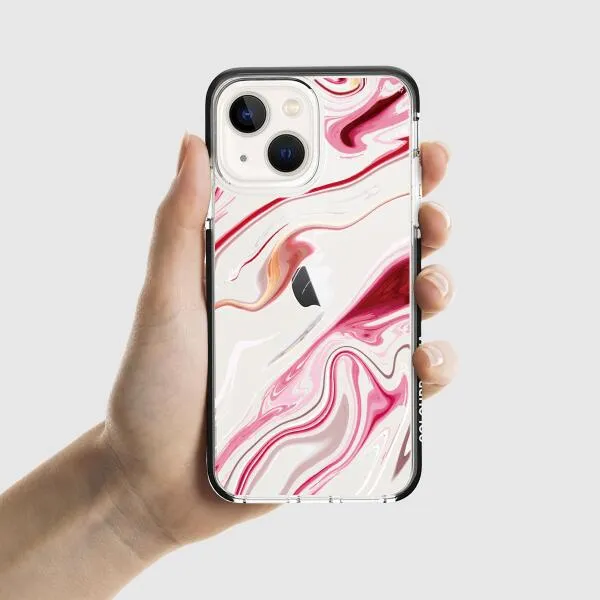 iPhone Case - Pink Liquid Marble
