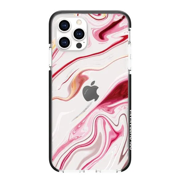 iPhone Case - Pink Liquid Marble
