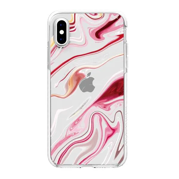 iPhone Case - Pink Liquid Marble
