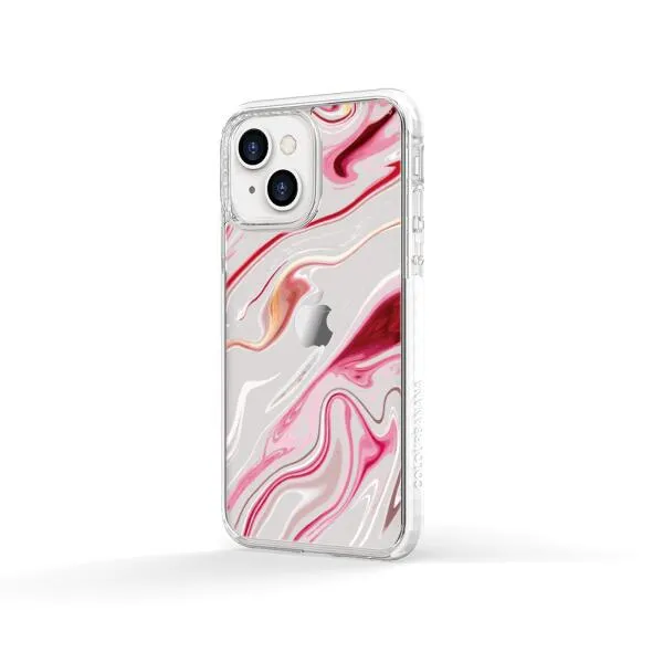 iPhone Case - Pink Liquid Marble