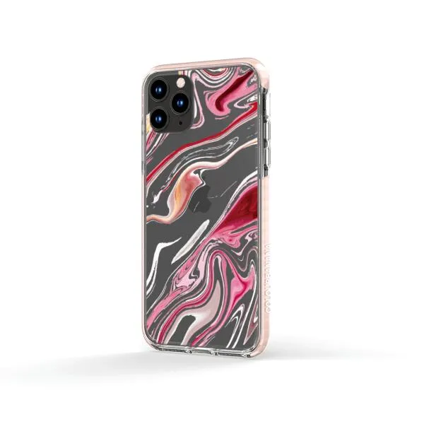iPhone Case - Pink Liquid Marble