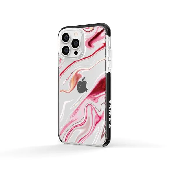 iPhone Case - Pink Liquid Marble