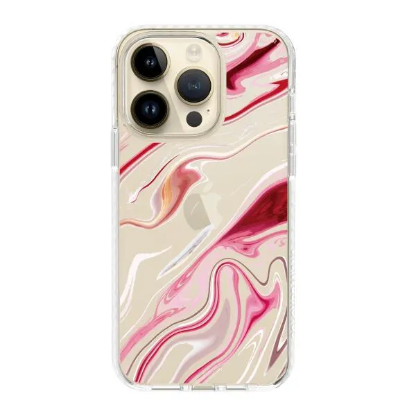 iPhone Case - Pink Liquid Marble