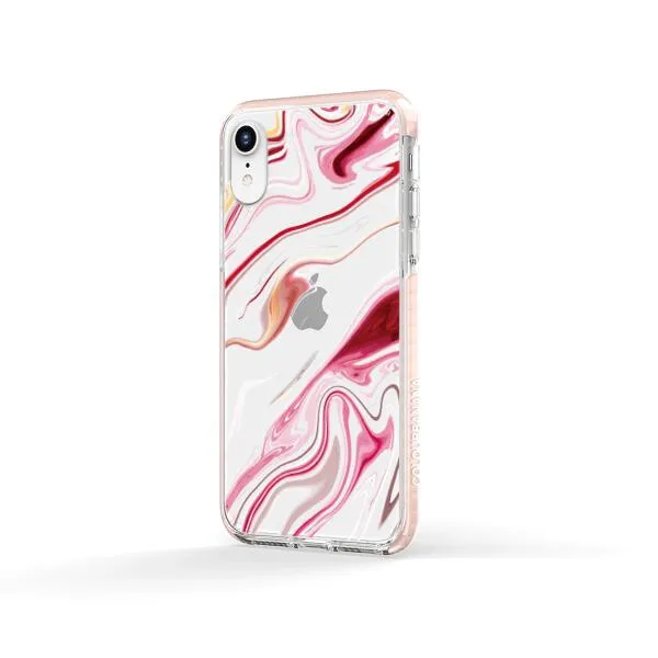 iPhone Case - Pink Liquid Marble