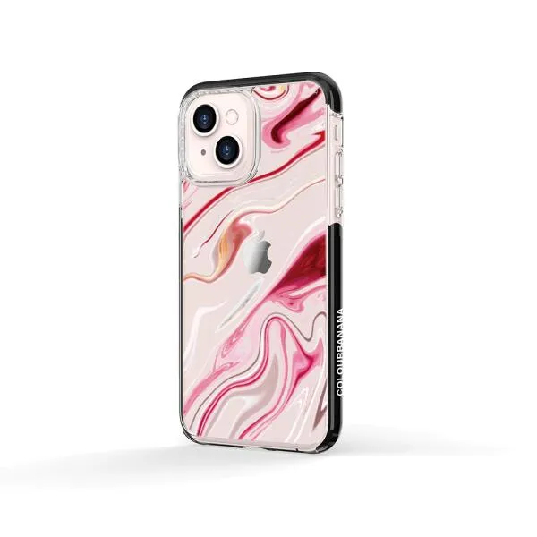 iPhone Case - Pink Liquid Marble