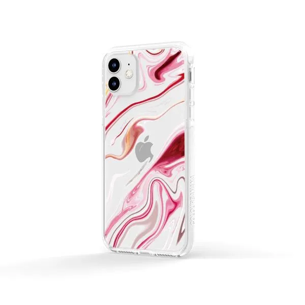 iPhone Case - Pink Liquid Marble