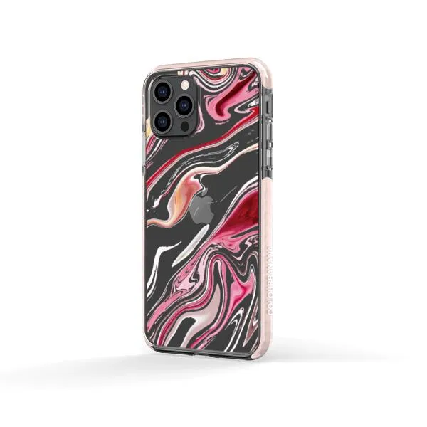 iPhone Case - Pink Liquid Marble