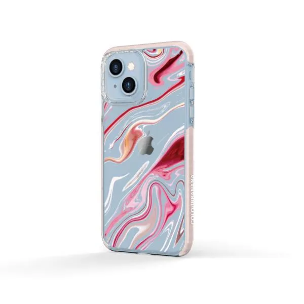 iPhone Case - Pink Liquid Marble