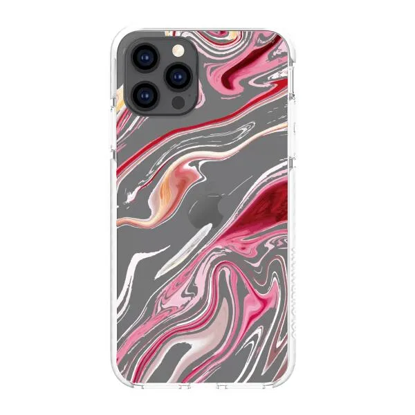 iPhone Case - Pink Liquid Marble