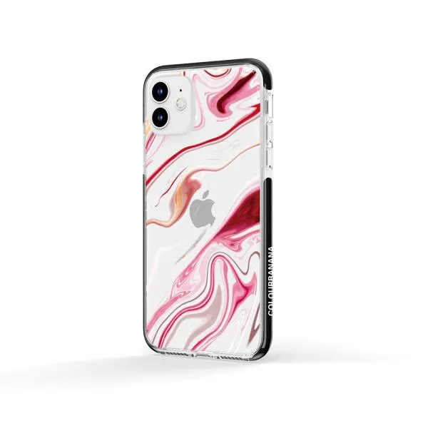 iPhone Case - Pink Liquid Marble